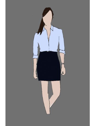 Uniform Shirt Ladies Blue (NY Regency Bar and Grill - AM Back Server/Busser)